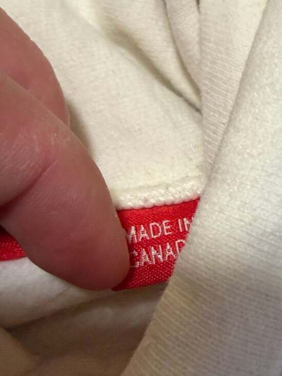 Supreme Water Arc Hooded Sweatshirt White FW18 - Picture 4 of 9